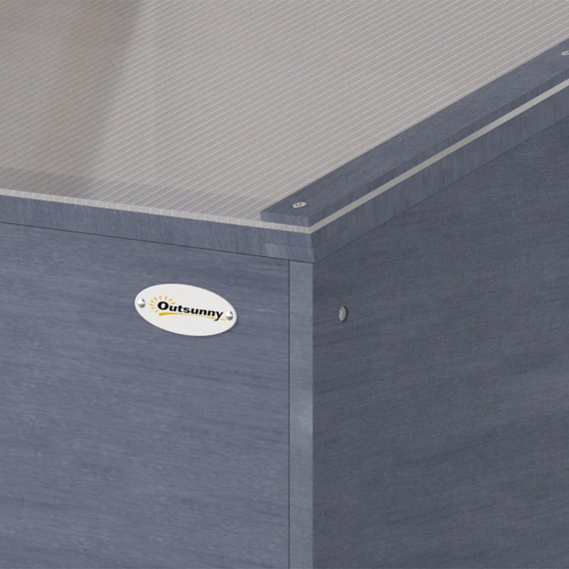 Small Wooden Cold Frame - Polycarbonate - 100x50x36 cm