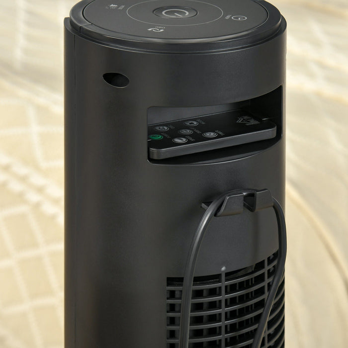 38" Slim Oscillating Tower Fan, 3 Speed, Remote, 12h Timer