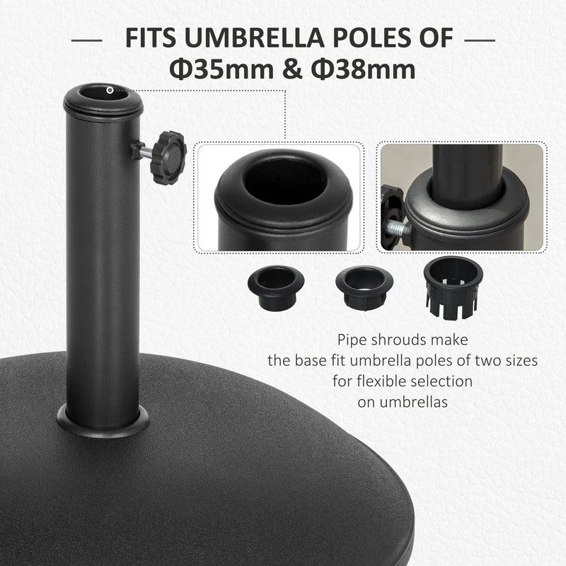 20kg Concrete Umbrella Base Outsunny