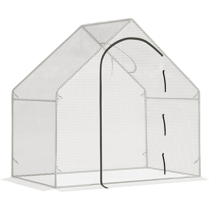 All-Season Portable Greenhouse, Steel Frame, 180x100x168cm