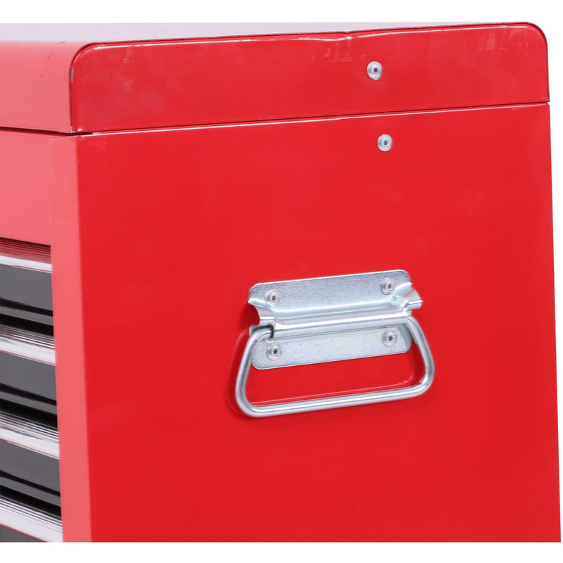 Tool Chest on Wheels, 6 Drawers, 61.6x33x108cm, Red