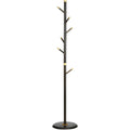 Vintage Hall Tree Coat Rack With 6 Hooks Homcom