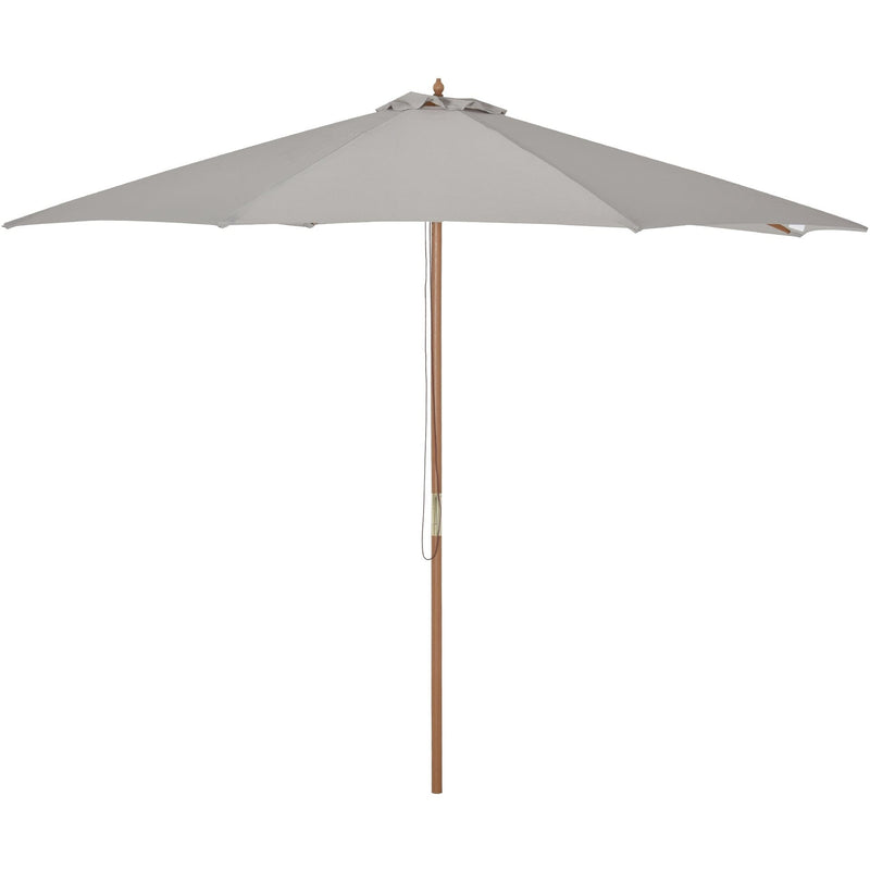 3m Wooden Parasol Outsunny