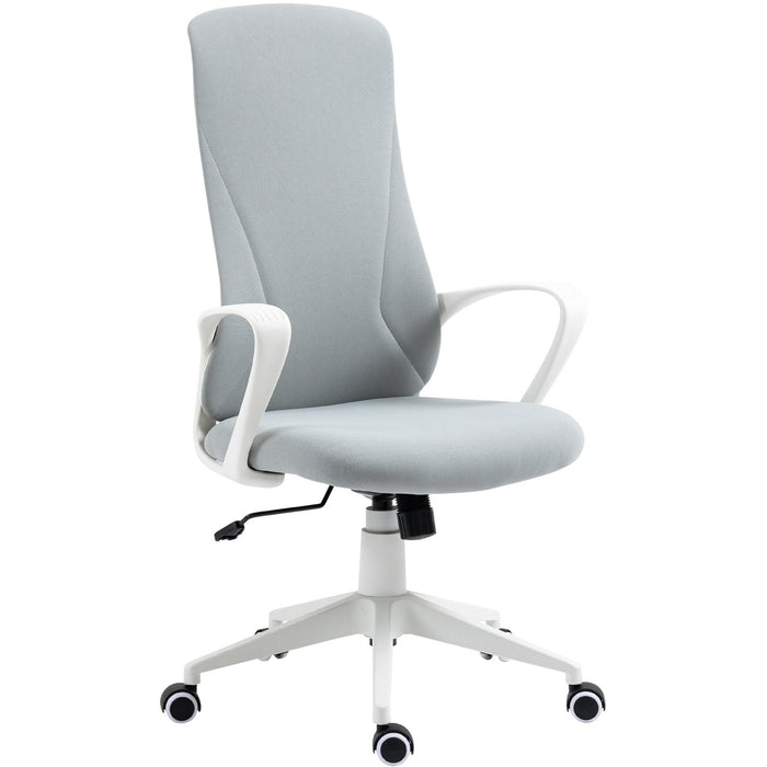 High-Back Desk Chair, Light Grey