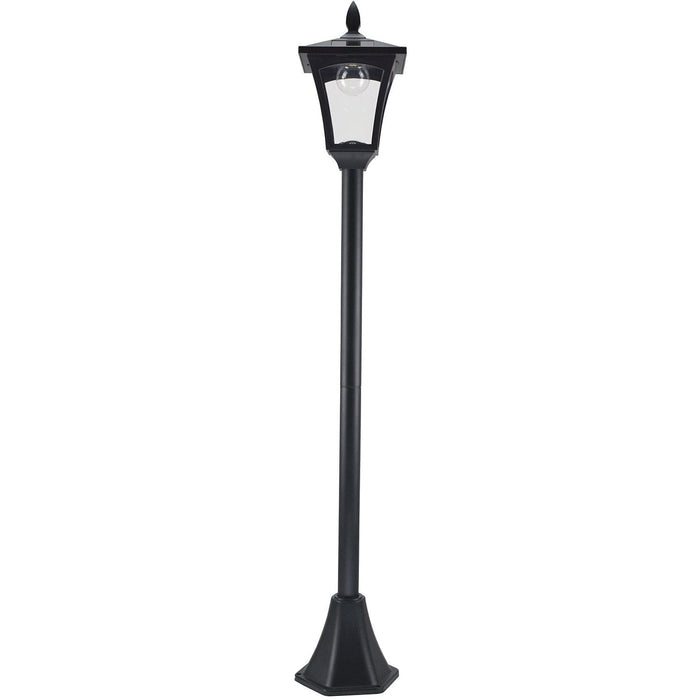 Solar Lamp Post, IP44, L18xW18xH160cm, Black