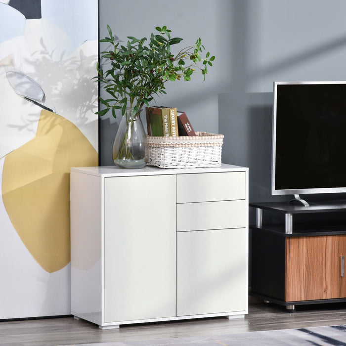 Modern Storage Cabinet For Living Room, L79 x W36 x H74cm
