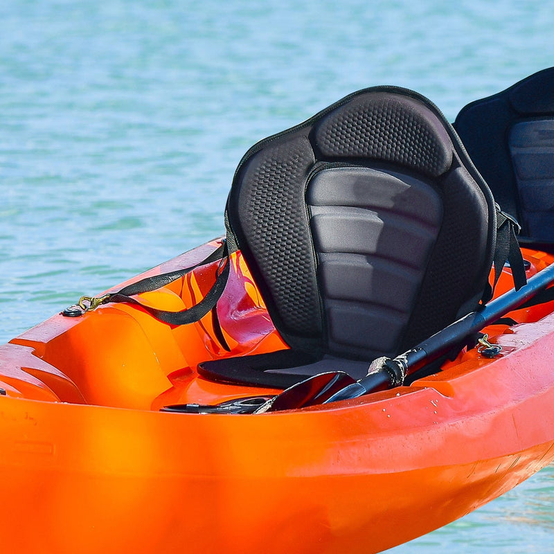 HOMCOM High Back Detachable Canoe/Kayak Seat-Black Homcom