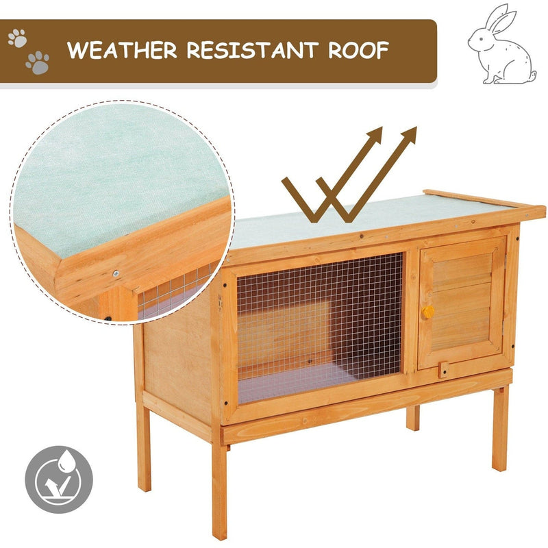 Raised Rabbit Hutch
