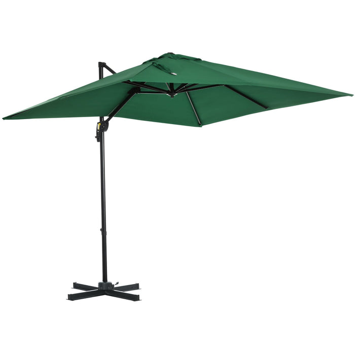 Square Garden Umbrella, Green