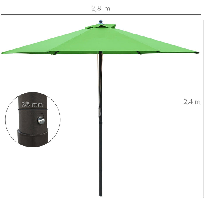 2.8m Outdoor Patio Parasols