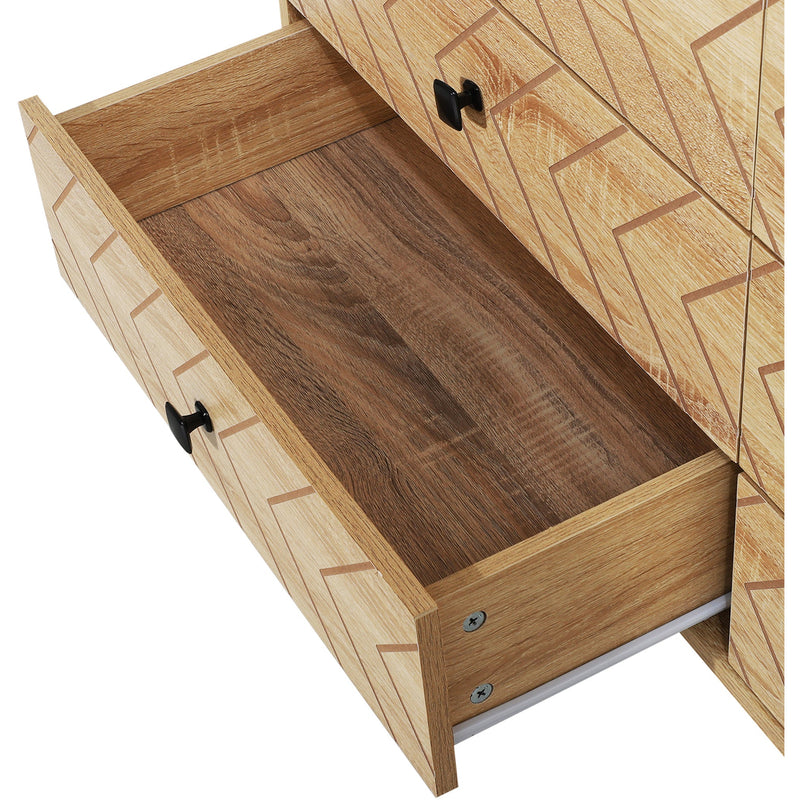 Zigzag 6-Drawer Chest of Drawers