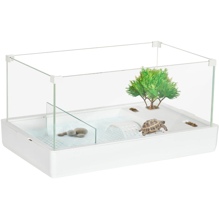 Small Turtle Tank With Glass Sides#
