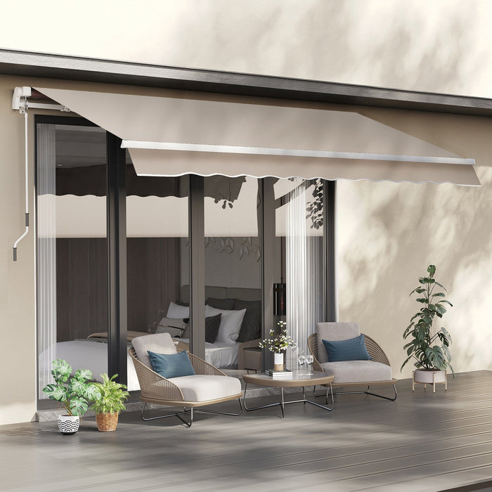 Retractable Awning For House, 3.5M x 2.5M