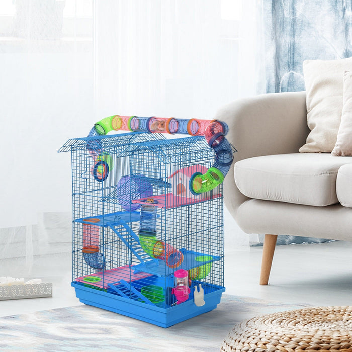 5 Tier Hamster Cage With Tubes