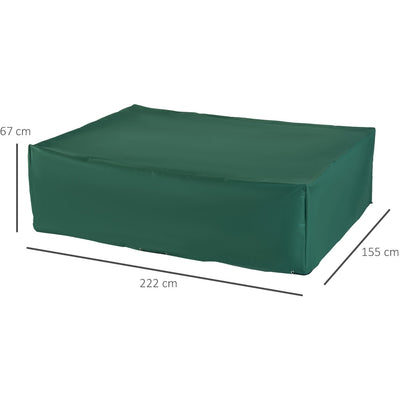 Waterproof Cover For Patio Furniture, 222 x 155 x 67cm Outsunny