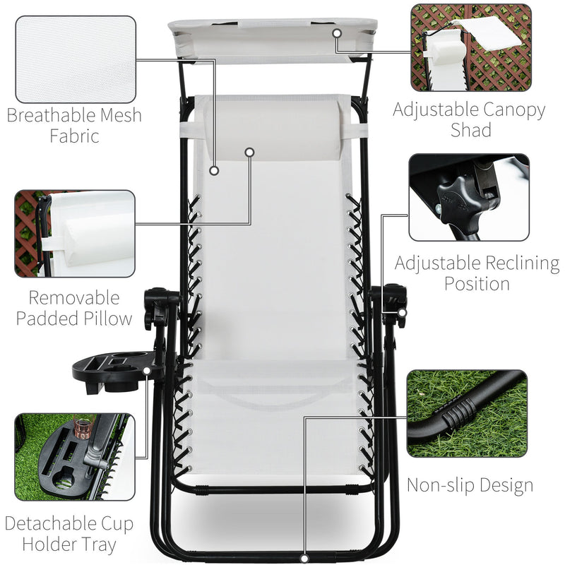 Zero Gravity Chair With Cup Holder