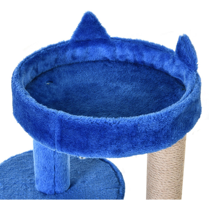 Blue Cat 3-Tier Sisal  Scratching Post & Toy