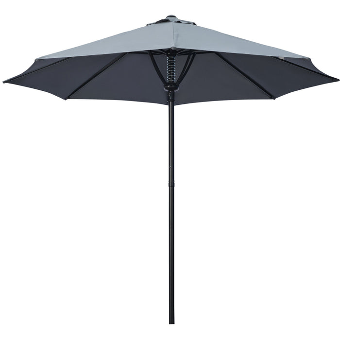 3m Garden Parasol, Grey