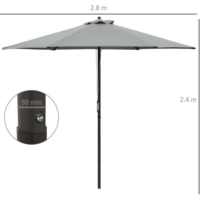 2.8m Outdoor Patio Parasols