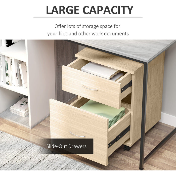 2 drawer file cabinet deals with wheels