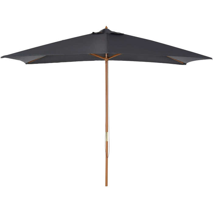 2x3m Wooden Garden Parasol