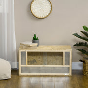 Reptile Terrarium with Sliding Doors - For Lizards Pawhut