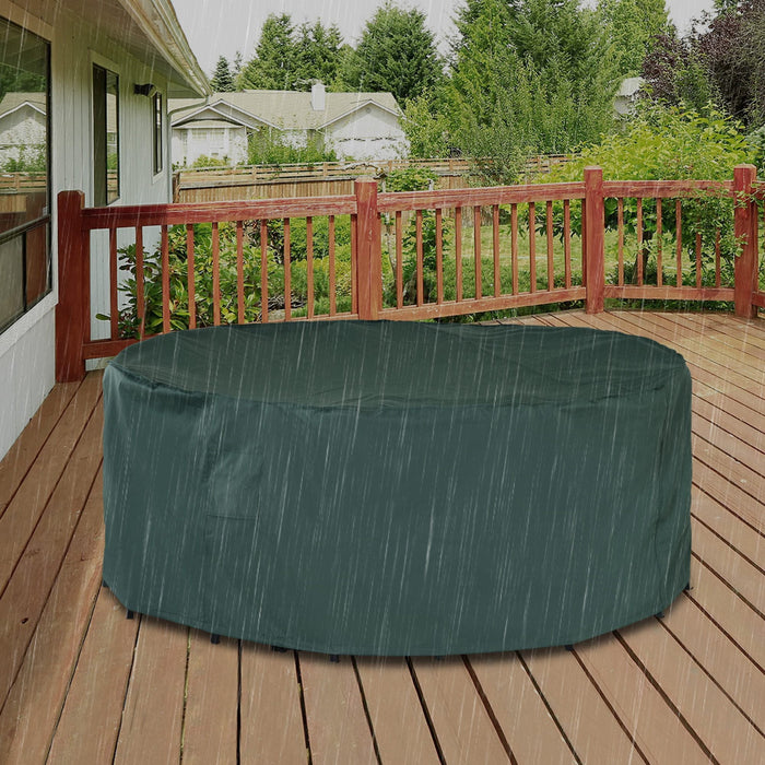 Waterproof Cover For Round Garden Table, 193 x 80cm