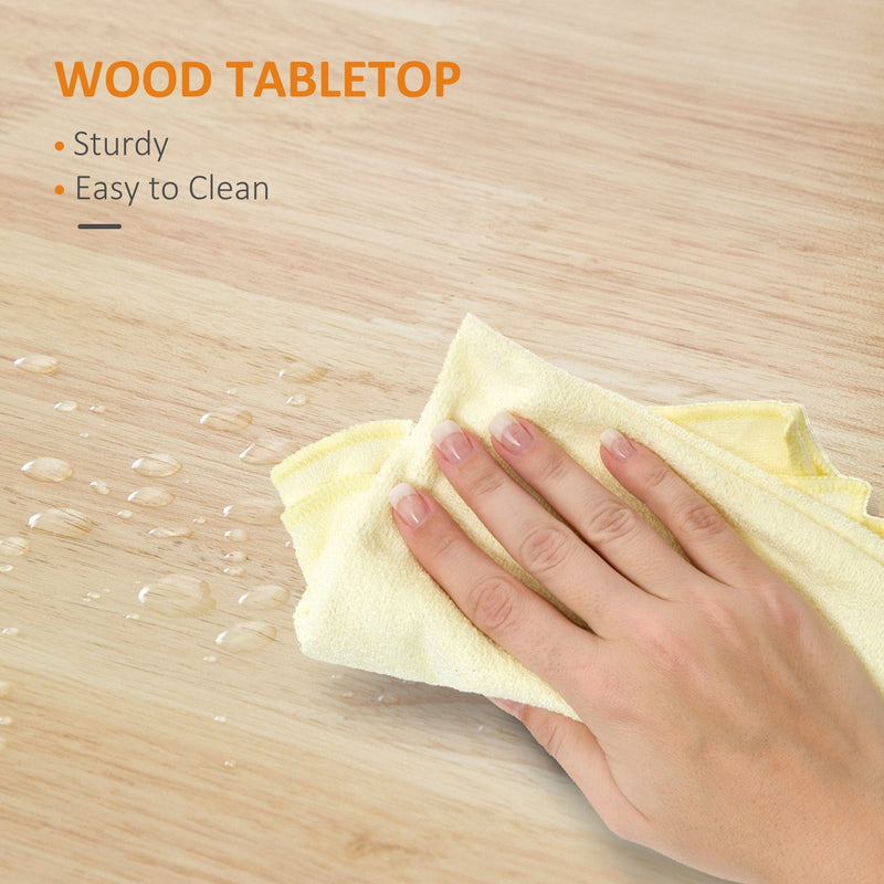 Small Kitchen Trolley on Wheels, Open Shelf, Drawer, Grey