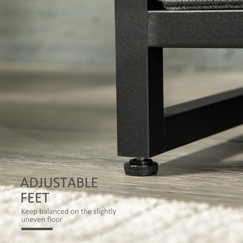 Industrial Open Single Wardrobe With Drawers