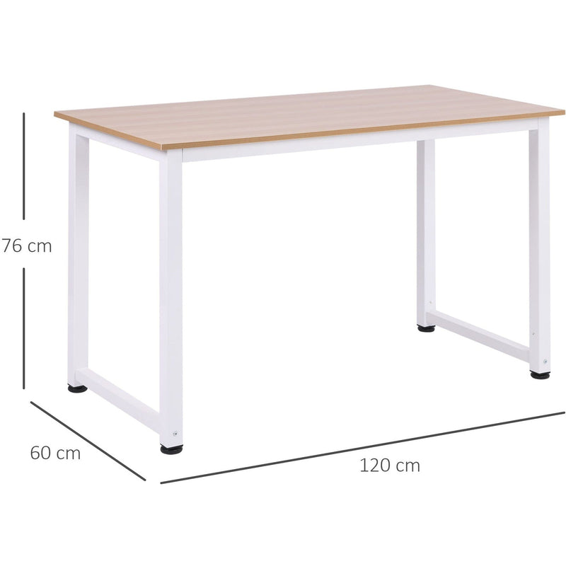 Adjustable Computer Desk with Metal Frame