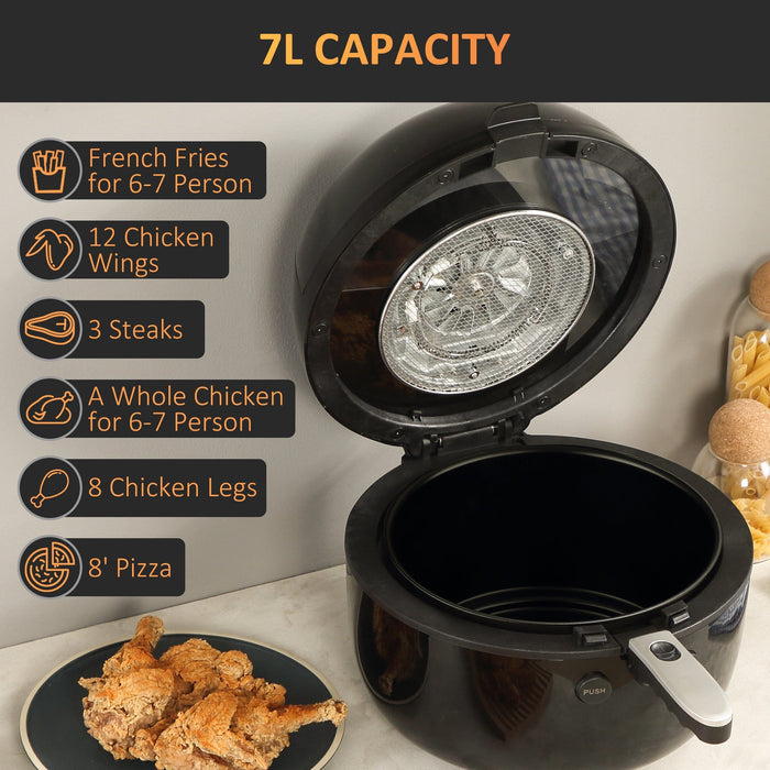 7L Digital Air Fryer w/ 7 Presets & 60-Min Timer