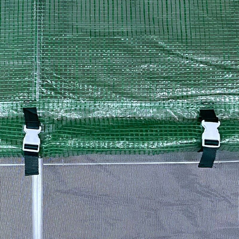 Large Walk in Tunnel Greenhouse, Steel Frame, 4x3m