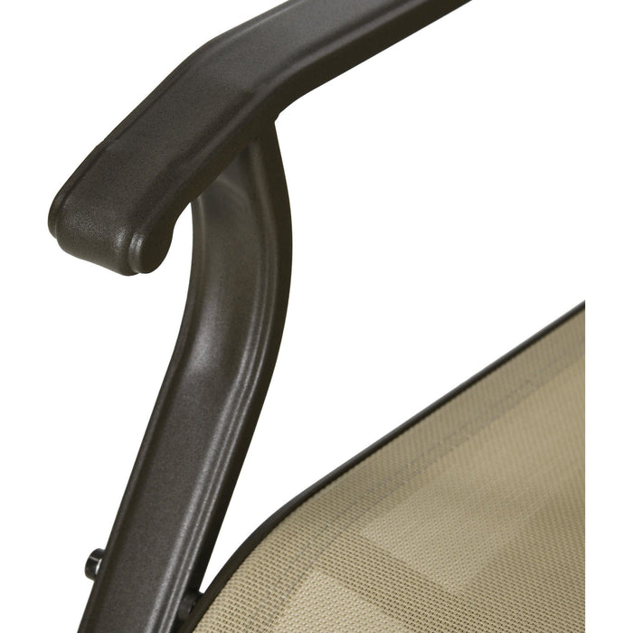 3-PC Outdoor Gliding Chair & Tea Table Set, Khaki