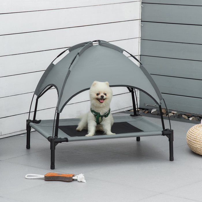 PawHut Dog Bed with UV Canopy  76cm