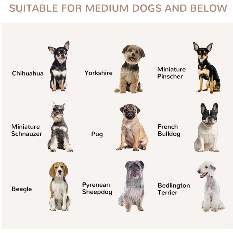 PawHut Medium Dog Crate with Cushion - Wooden