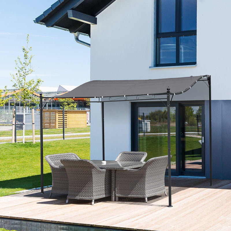3x3m Elegant Metal Pergola Canopy