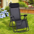 Folding Outdoor Zero Gravity Chair Outsunny