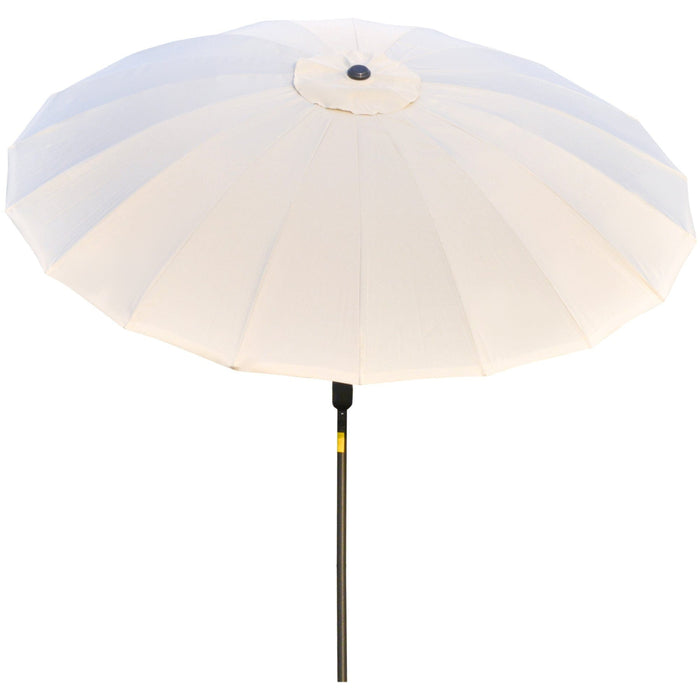 Round Patio Parasol, 2.5m, Tilt Crank, 18 Ribs