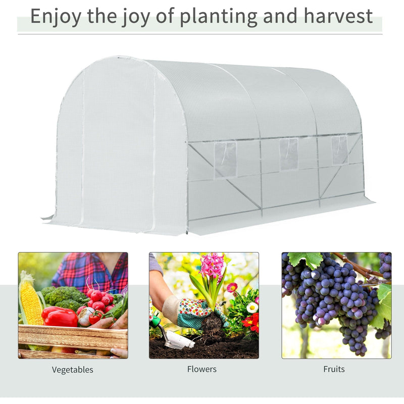 Large Garden Tunnel Greenhouse, 4.5x2x2 cm