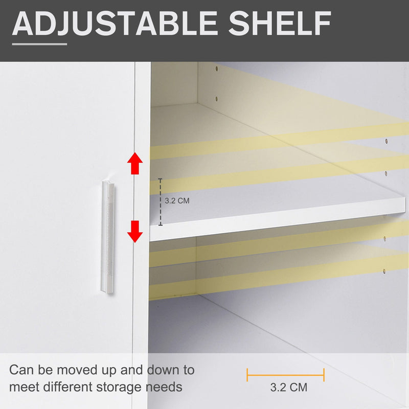 Mobile Printer Stand Unit, Modern, L60 x W50 x H65.5 cm