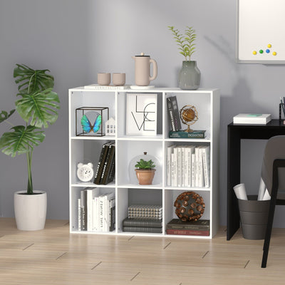 9 Cube Storage Organiser, 91.5L x 29.5W x 91.5H cm Homcom