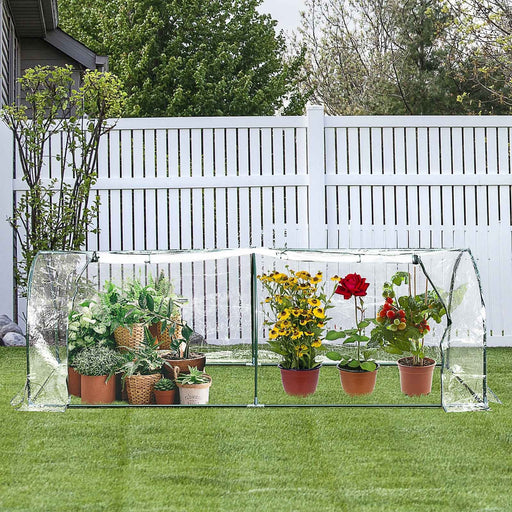 A picture of a Mini Garden Greenhouse Polytunnel