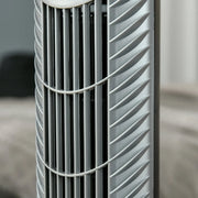 36" Tower Fan with Remote, 3 Speed, Oscillation, 7.5h Timer Homcom