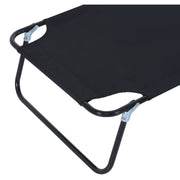 Folding Sun Lounger With Face Hole Outsunny
