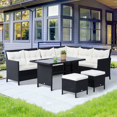 Outdoor Dining Set For 8 Outsunny