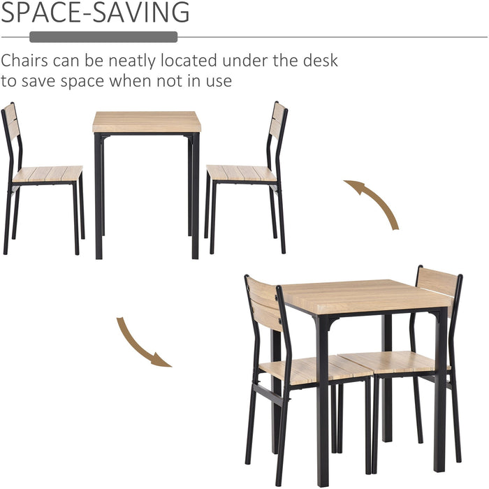 Compact 3-Piece Bistro Dining Set