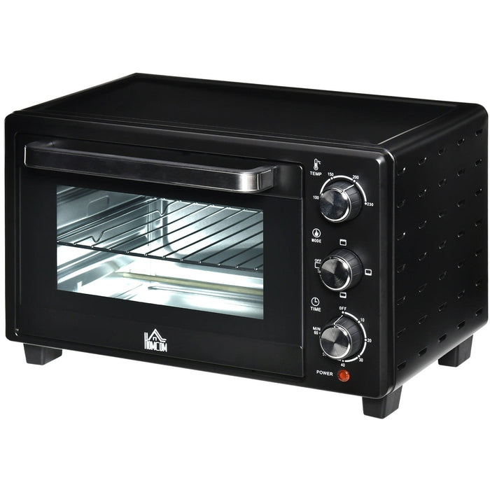 21L Mini Countertop Oven - Grill, Timer, 1400W