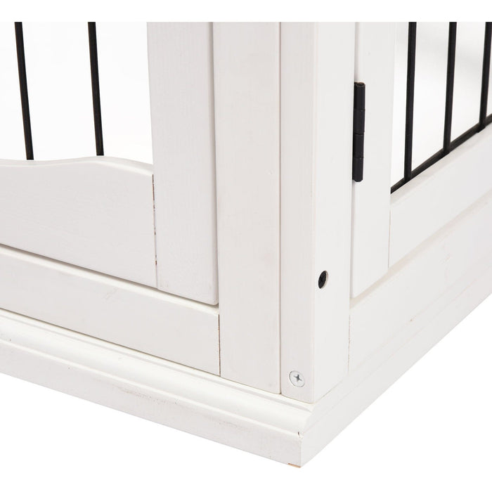 3-Door Small Indoor Pet Cage, White