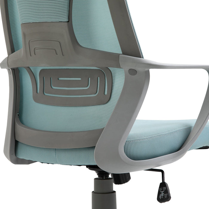 Swivel Office Chair With Wheels, Ergonomic Mesh Back