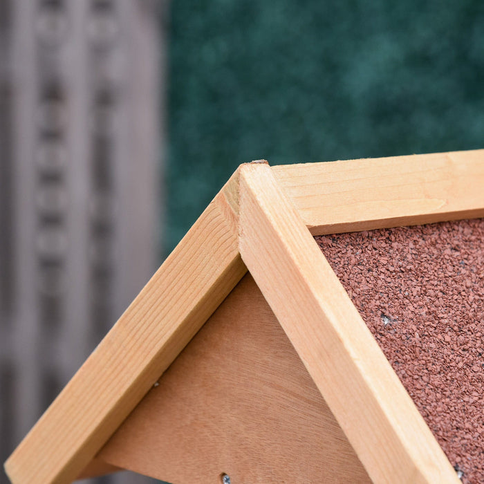 Wooden Bird Table With Cross Shaped Support Feet